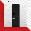 Negre Refrigerador Retro de 2 Portes Subzero de Dormitori barat BCD-158WR