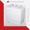 Semi-automatyske Glass Panel Laundry Twin Tub waskmasine