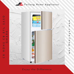 Goud verstelbaar niveau wiel dubbele deur frigidaire koelkast bcd-102