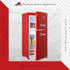 Red Cheap Dorm Subzero 2 Dier Retro Frigo BC-86R
